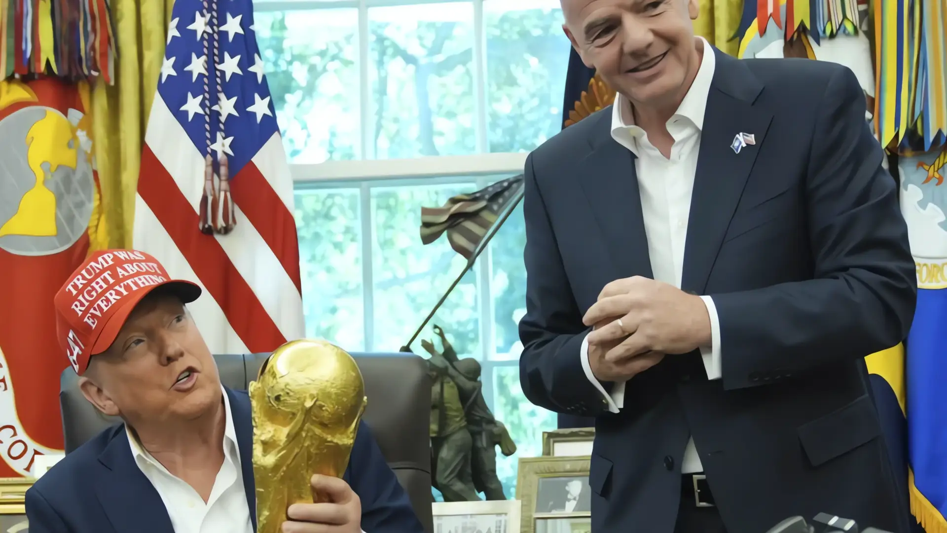 Trump celebra victoria mundialista en la Casa Blanca: controversia
