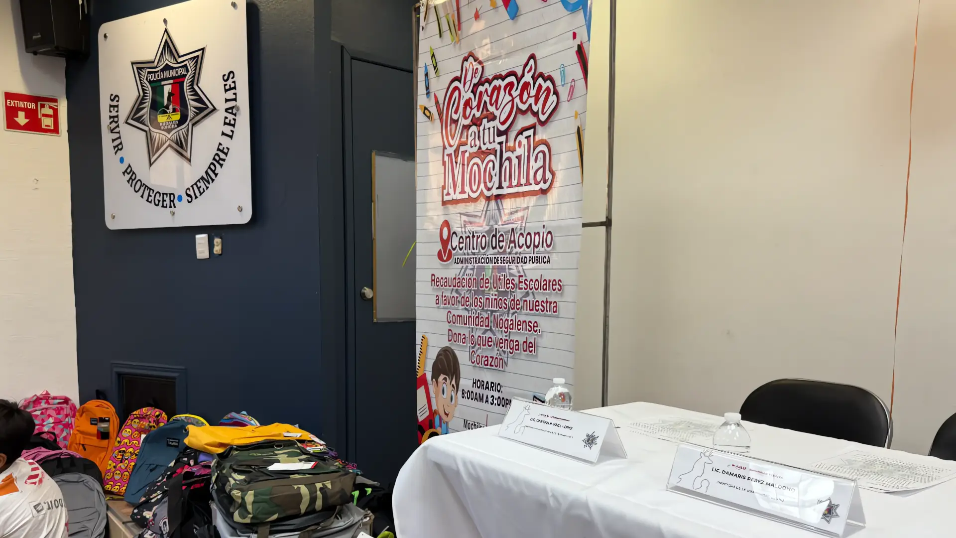 135 mochilas para niñas y niños de Nogales
