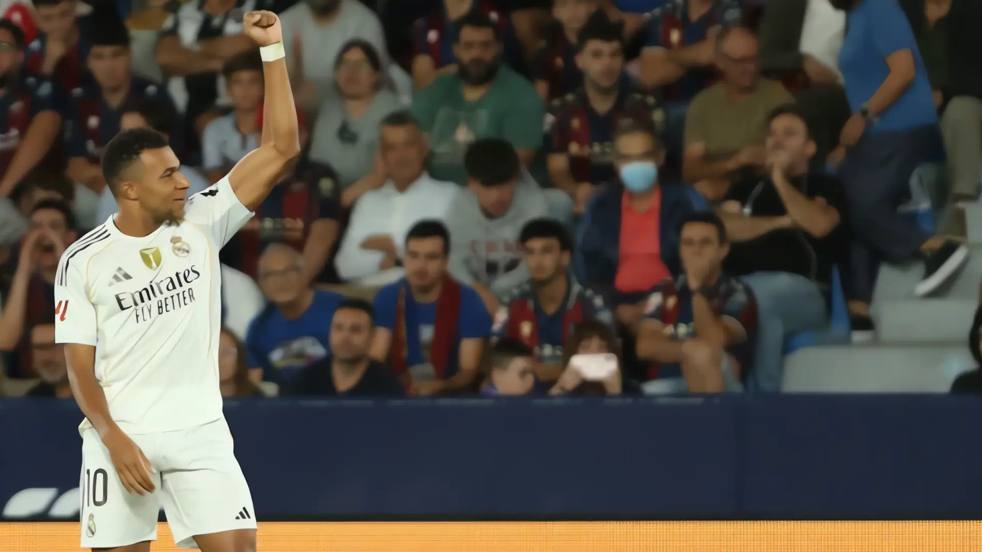 Real Madrid golea al Levante con destellos de Mbappé y Mastantuono