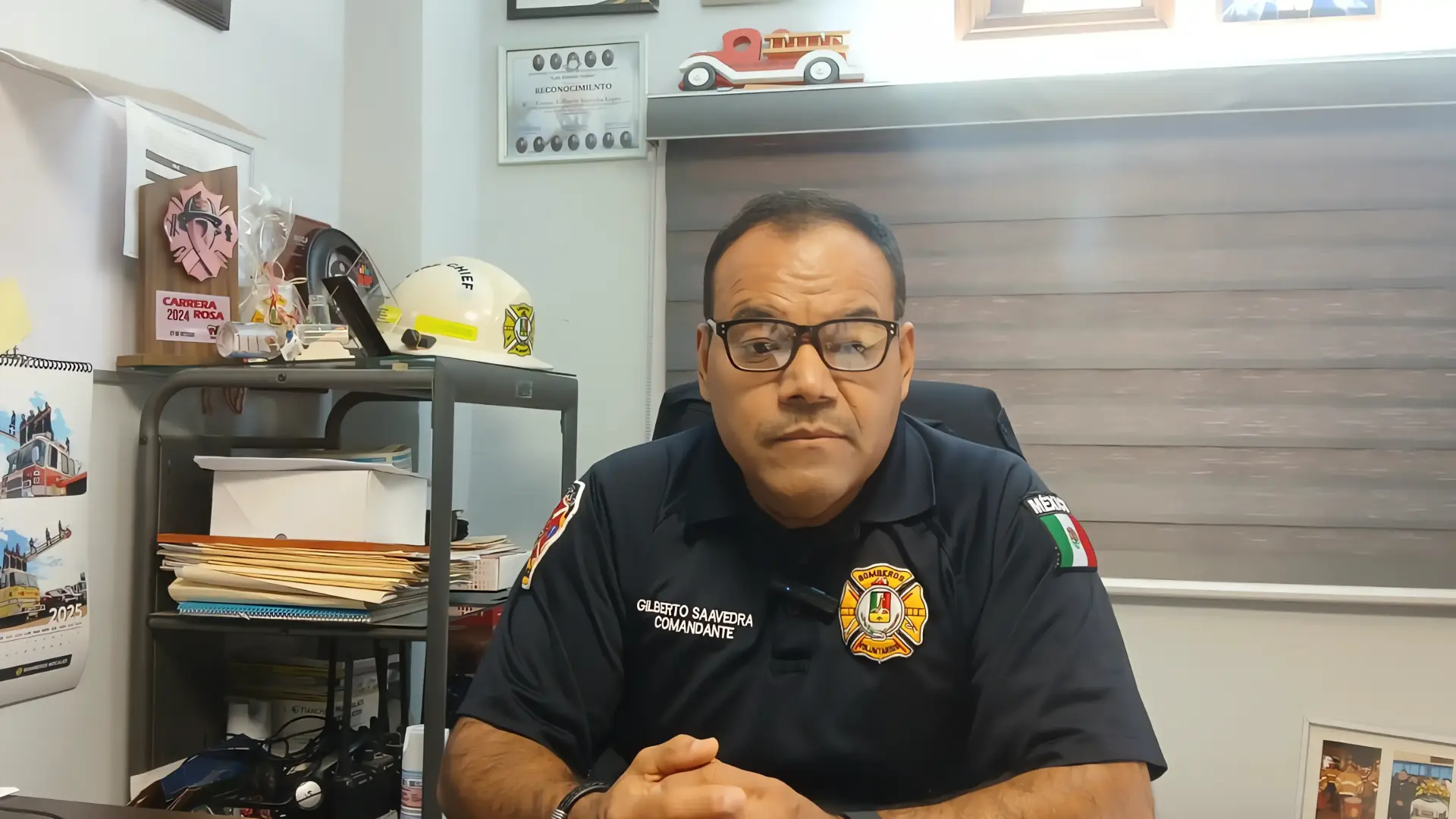 Bomberos de Nogales instalan módulo de auxilio para peregrinos a Magdalena