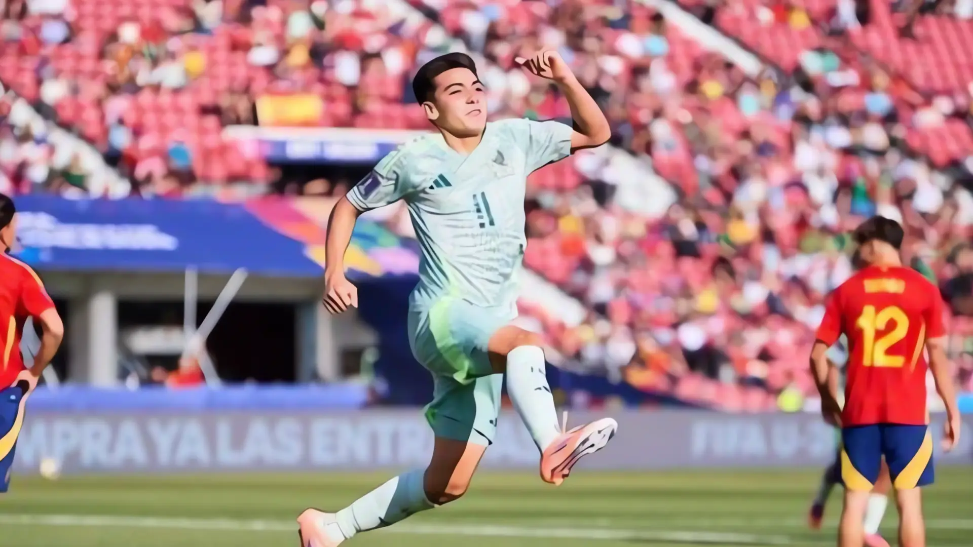 Doblete de Mora salva al tri sub-20 en empate ante españa