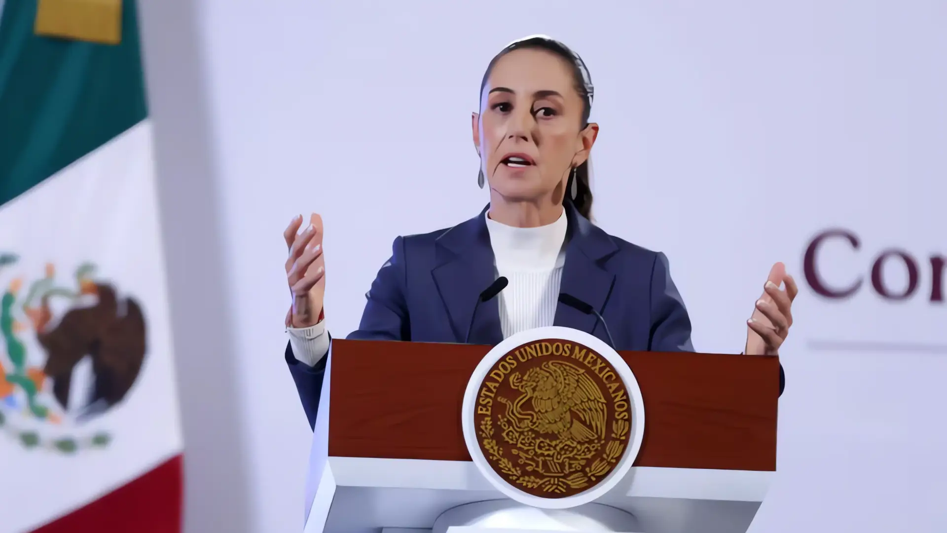 Sheinbaum denuncia violencia planeada en protestas y condena actos vandálicos en CDMX