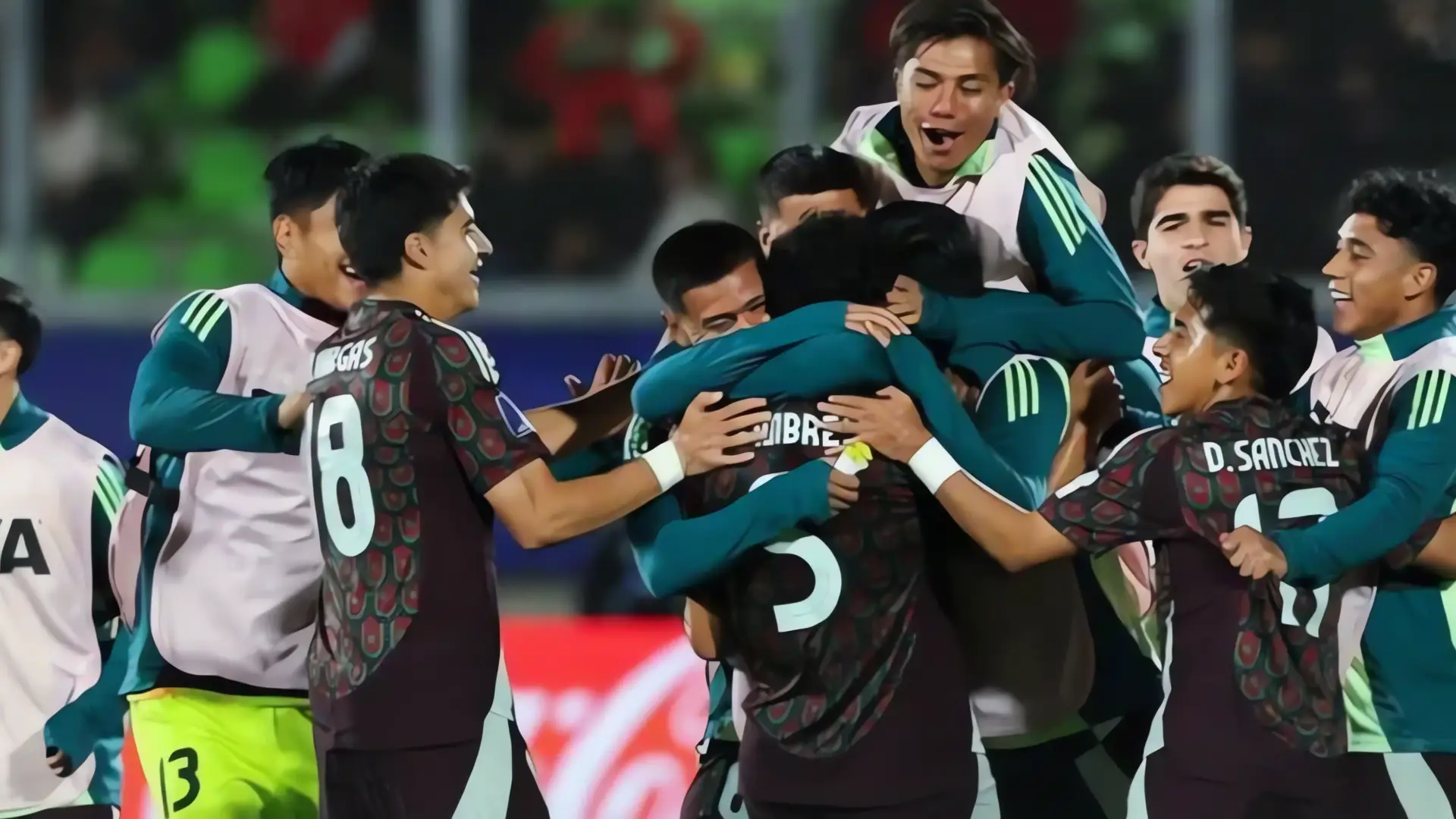 México golea a Chile y avanza con autoridad a cuartos del Mundial Sub-20