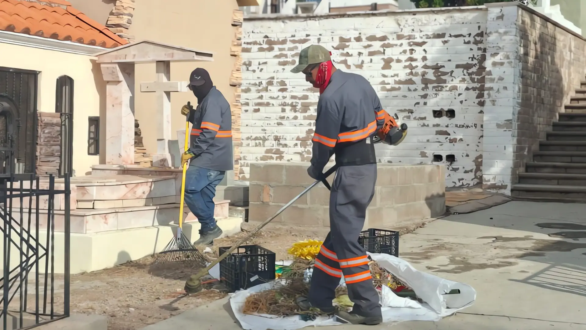 Nogales intensifica limpieza en panteones para el Día de Muertos y previene dengue