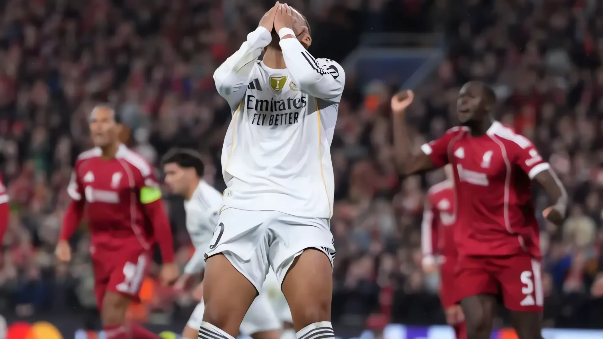Anfield frena al Real Madrid: Sequía ofensiva y derrota en un duelo clave