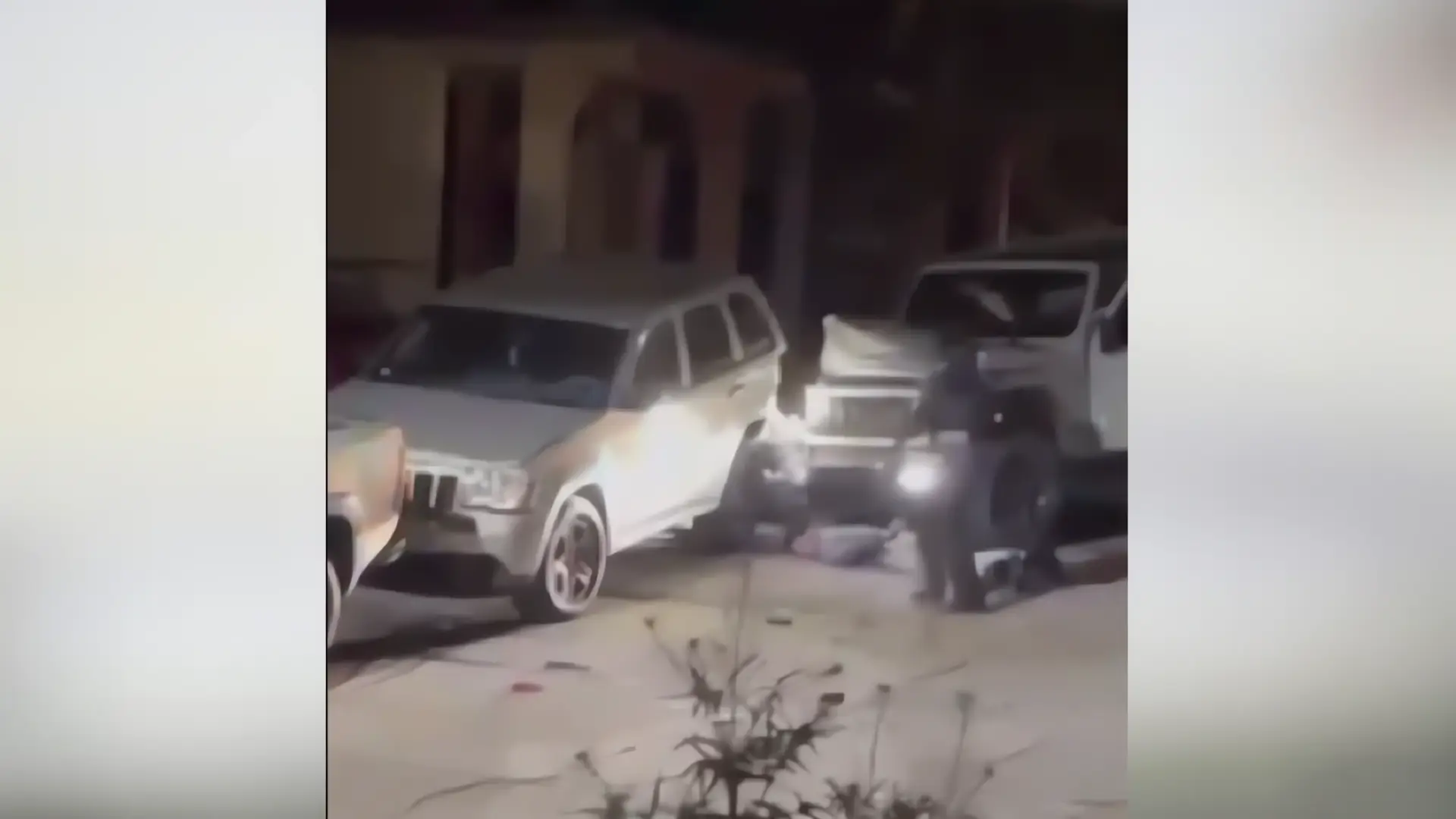 SSPC persigue a vehículo en Nuevo Nogales; conductor resulta herido y jeep queda dañado