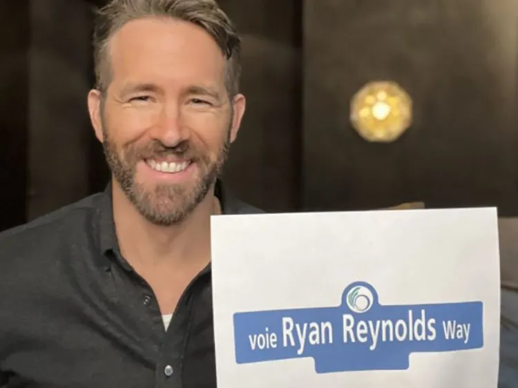 Ryan Reynolds tendrá una calle con su nombre en Ottawa, Canadá