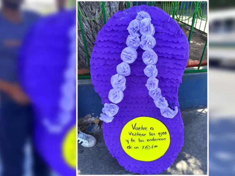 Presentan piñata de la “chancla de mamá”