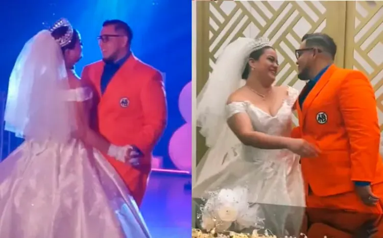 Contrae matrimonio en traje de “Dragon Ball”