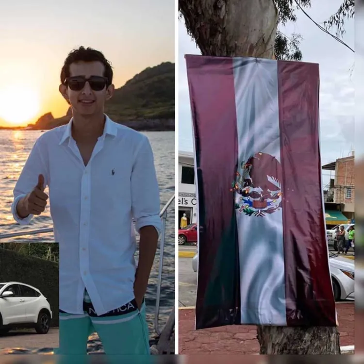 Pintan bandera de México color guinda de Morena; ofrecen disculpas
