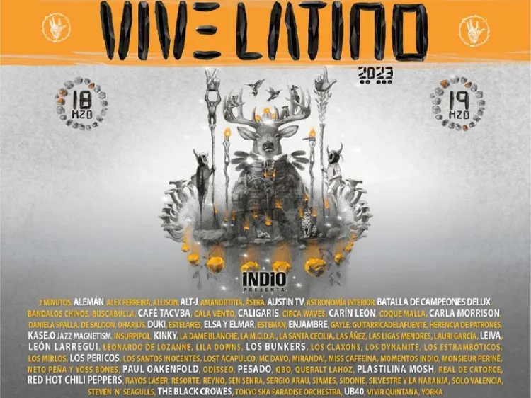 Vive Latino 2023: Red Hot Chili Peppers encabeza el cartel; aquí el “line up completo”
