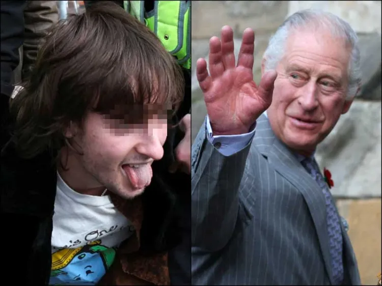 Lanzan huevos al rey Carlos III; detienen al agresor