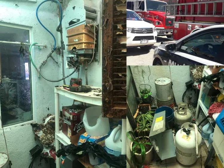 Explota boiler en vivienda; resultan lesionados padre e hija