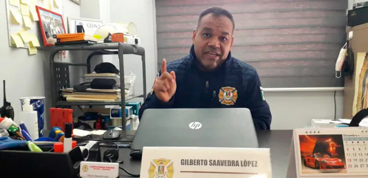 Reeligen a Saavedra López como jefe de bomberos