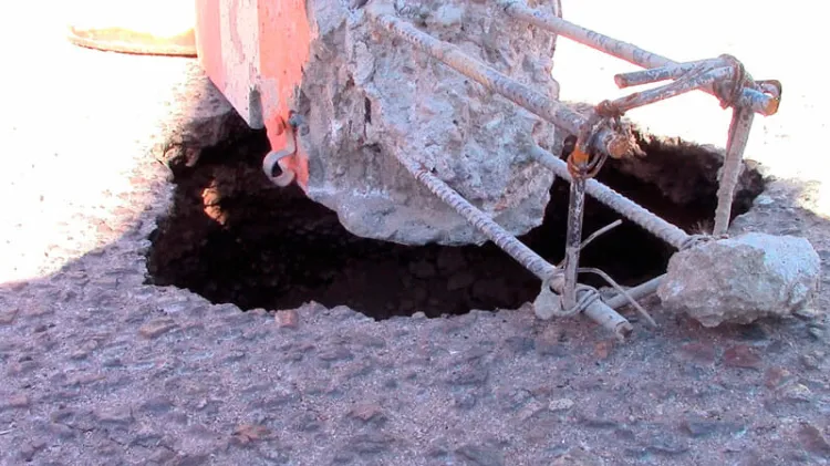 Preocupa a residentes socavón en fraccionamiento