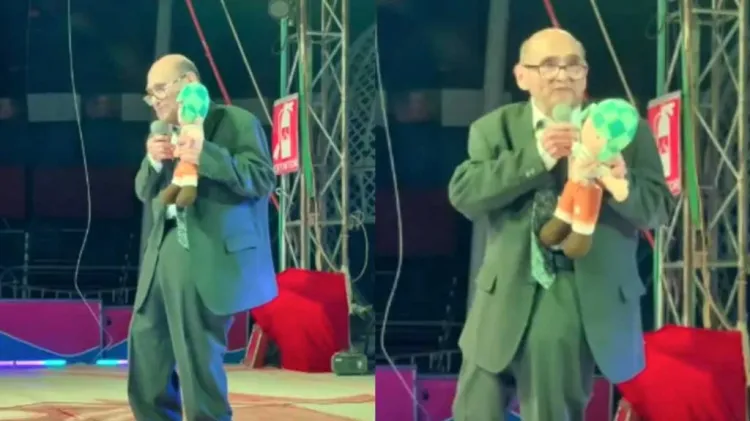 Tierno momento de Édgar Vivar fue captado por nogalense; video se hace viral