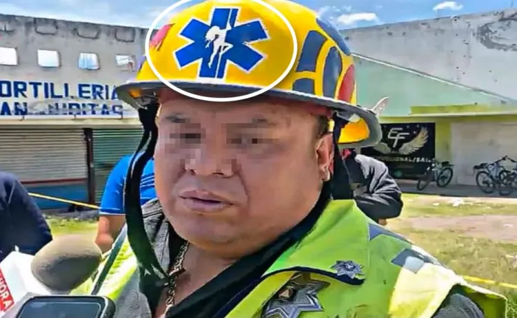 Causa polémica casco de funcionario en Tlaxcala, trae una bailarina