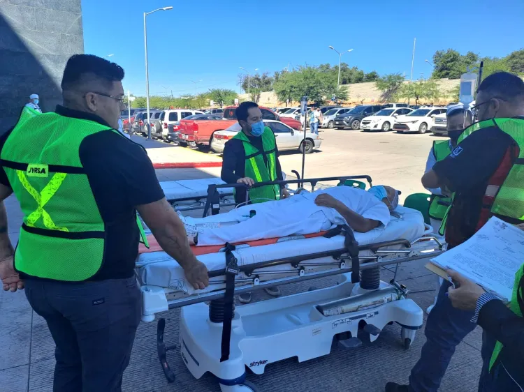 Participan trabajadores del IMSS en Simulacro Nacional 2023