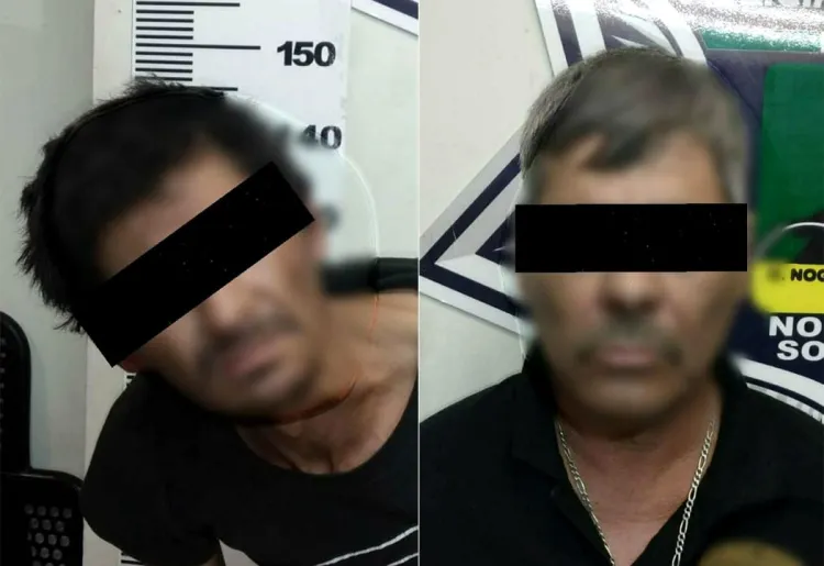 Logra grupo operativo detención de dos personas con droga y armas