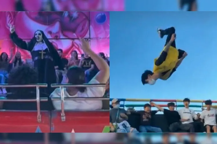 Le hacen la competencia a la ‘Monja de la Feria’; joven coreano da salto sorprendente