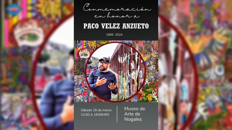 Convocan a muestra de Paco Vélez Anzueto