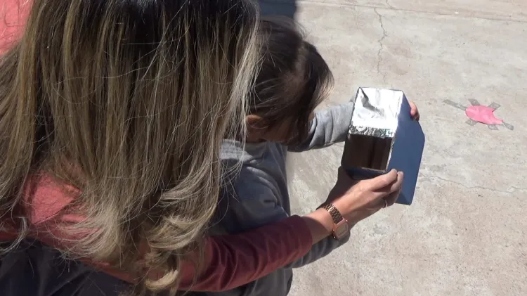 Aprovechan eclipse para motivar a la niñez con el aprendizaje