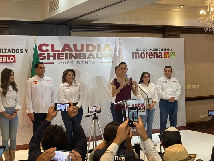 Se compromete Claudia Sheinbaum a gestionar agua para Sonora