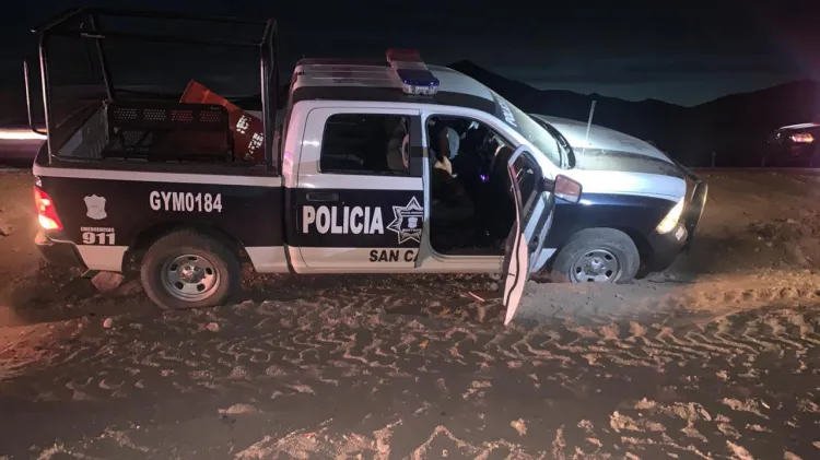 Sicarios acribillan a elementos de la policía de San Carlos; hay un muerto y un herido
