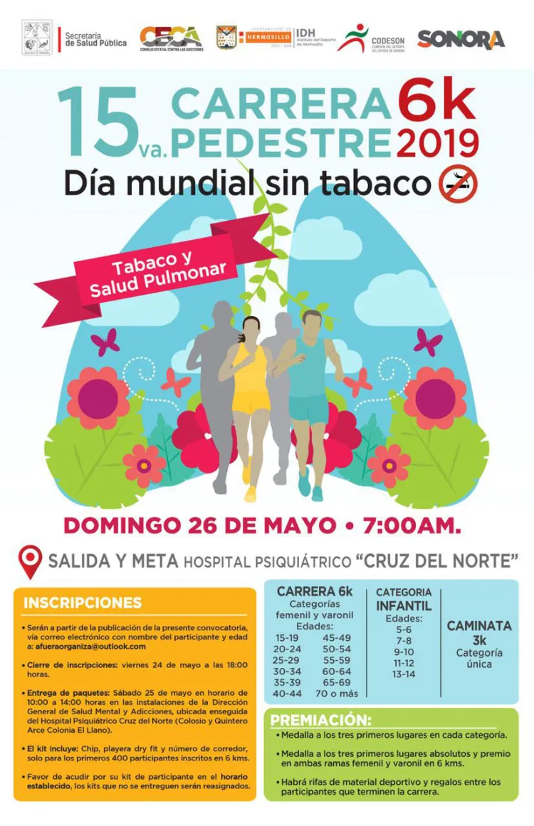 Celebrarán Día Mundial sin Tabaco