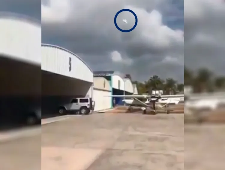 Así se desplomó avioneta de nieto del &#039;Señor de los Cielos&#039;