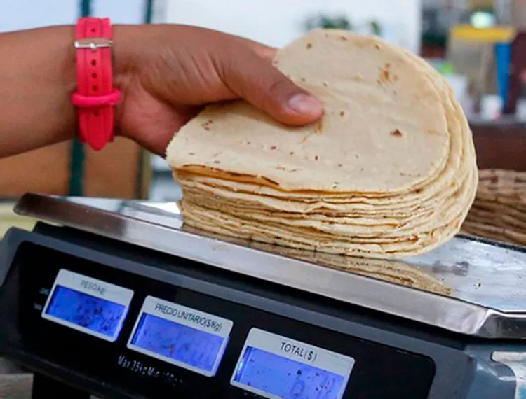 Kilo de tortilla de maíz se vende hasta en 27 pesos