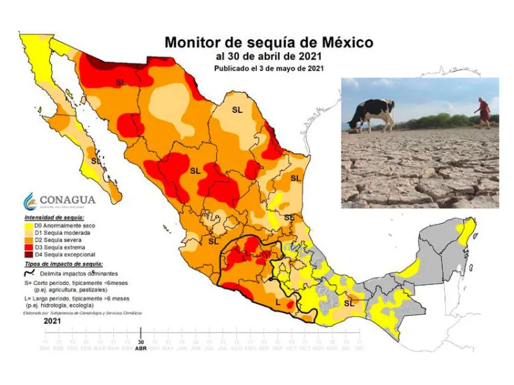 Avanza sequía con rapidez en municipios de Sonora