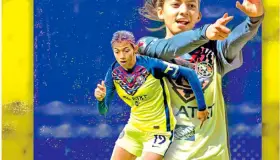 Una niña abraza al futbol, Angelique Montserrat Saldívar