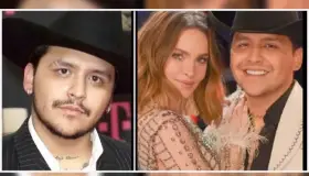 Confiesa Christian Nodal que aún habla con Belinda