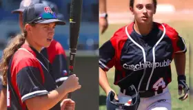Ella es la única mujer en la Copa del Mundo de Beisbol Varonil