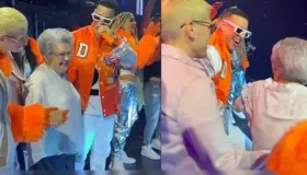 Invita Daddy Yankee a una abuelita a subir al escenario y bailar juntos durante concierto