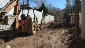 Introducen red de agua y drenaje en Arroyo Buenos Aires