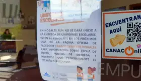 Entrega de uniformes será por orden alfabético: SEC Nogales