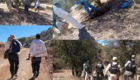 Encuentra Buscadoras de la frontera cuerpo en fosa clandestina