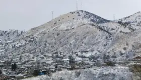 Nogales se viste de blanco tras nevada