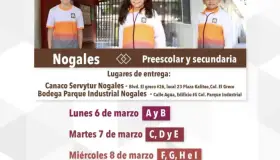 Inicia entrega de uniformes escolares el próximo lunes