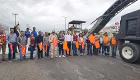 Dan banderazo de inicio de trabajos de rehabilitación de salida de Nogales