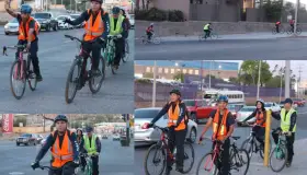 Aumentan participantes en rodada ciclista familiar