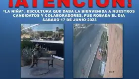 Roban escultura de la “niña lectora”