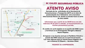 Anuncian cierre de entrada a Las Acacias por trabajos en carretera