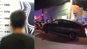 Detienen a menor después de persecución y detonaciones de arma de fuego