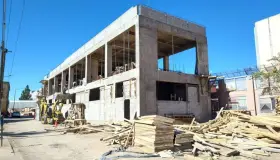 Avanzan trabajos de obra en garita peatonal de calle Elías