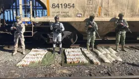 Logra Mesa Estatal de Seguridad decomiso de 115 kilogramos de metanfetaminas