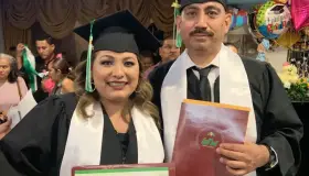 Carmen y Joaquín se gradúan