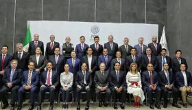 Participa Gobernadora en reunión con Gertz Manero